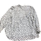 Baukjen Polka Dot Blouse Size 18 Women's Ruffled Neck Long Sleeve Top