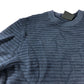Branded Navy Blue Waffle Knitted Sweater - Size Medium