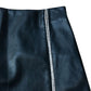 River Island Black A-Line Skirt UK12 Women's Perfect Party Wear With Silver Trim
