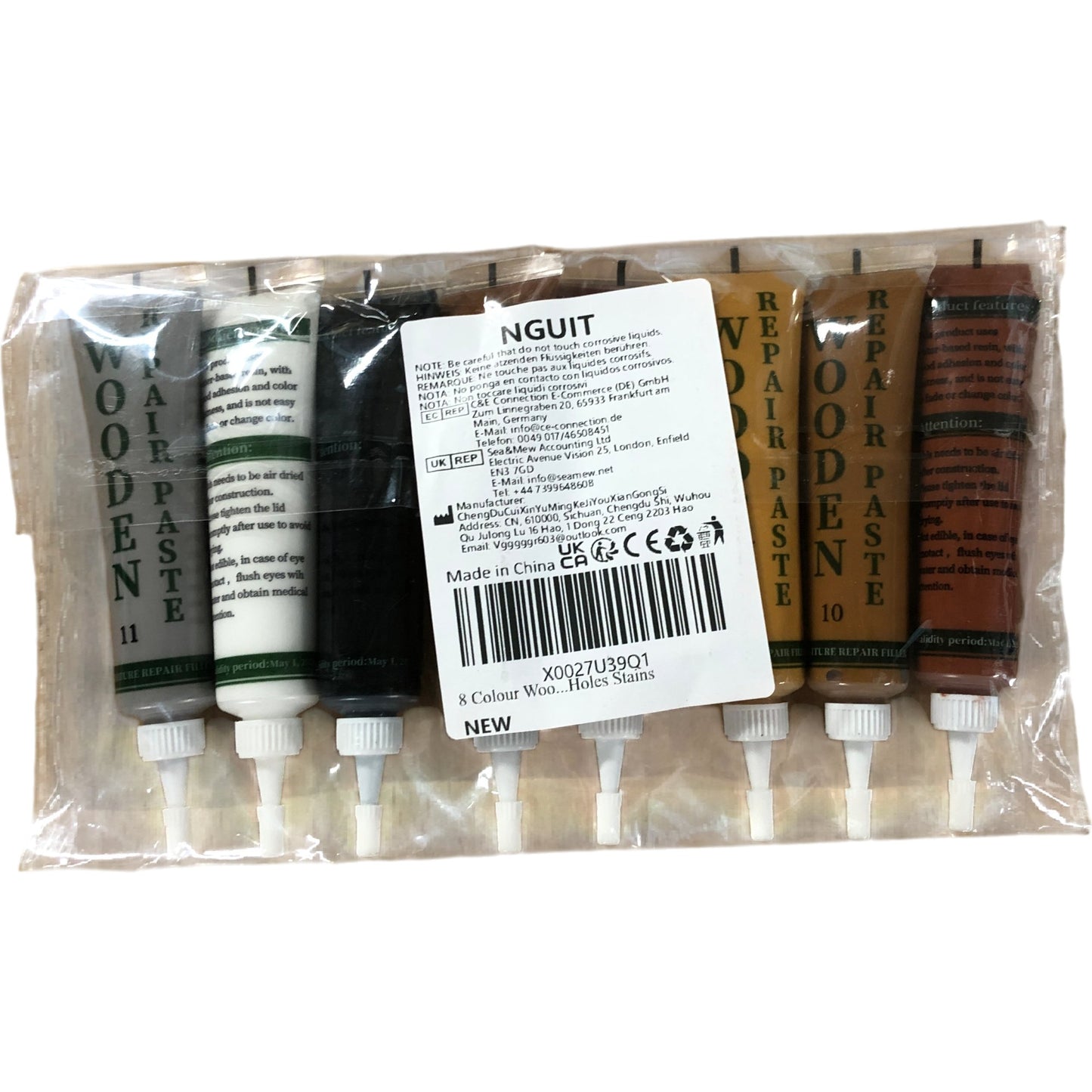8 Colour Wooden Repair Paste Set Furniture Restoration Kit Wood Stains