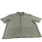 RIVER ISLAND Men's Casual Shirt Green Short Sleeve Textured Size Small