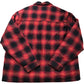 River Island Red Black Checked Overshirt XXL Men's Casual Flannel Jacket