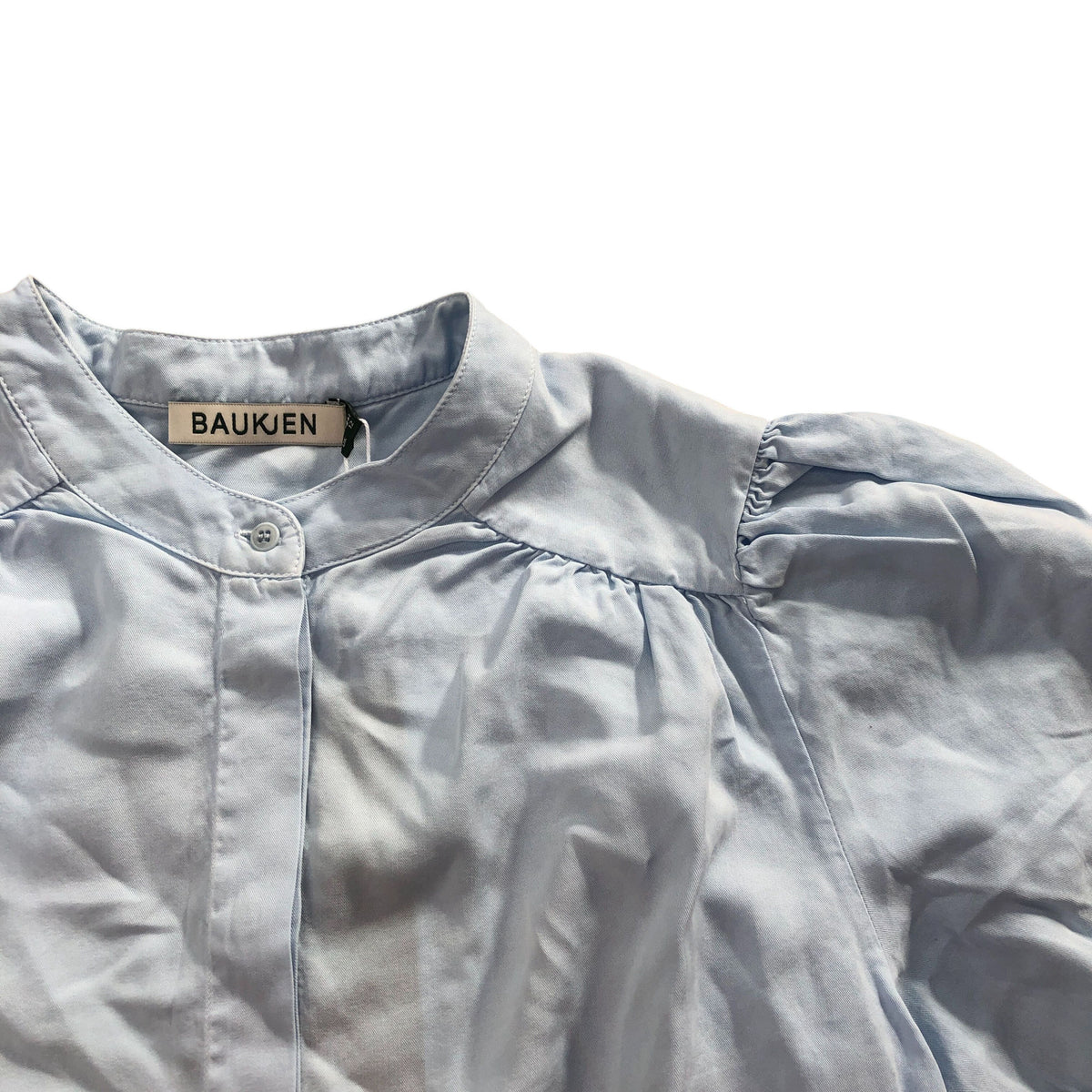Baukjen Ann Short Sleeve Blouse Ice Blue Size 12