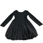 River Island Black Long Sleeve Dress 7-8 Years Girls Balloon Hem