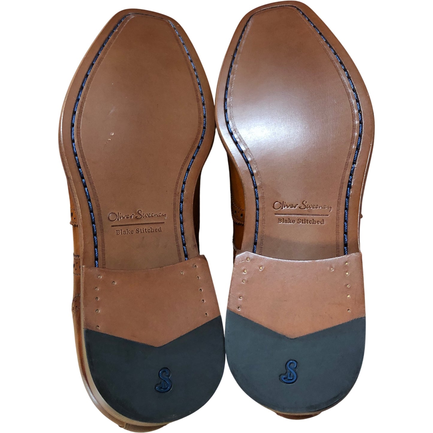 Oliver Sweeney Chedworth Brogues UK12 Men's Tan Leather Lace-Up Shoes