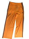 Adidas Originals Track Trousers UK12-14 Women's Orange Athletic Polyester Style