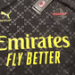 AC Milan 2025 Off White Jersey Men's L Black Green Emirates Fly Better