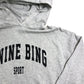 Anine Bing Sport Hoodie S/P Gray Women's Distressed Look Casual Pullover Small
