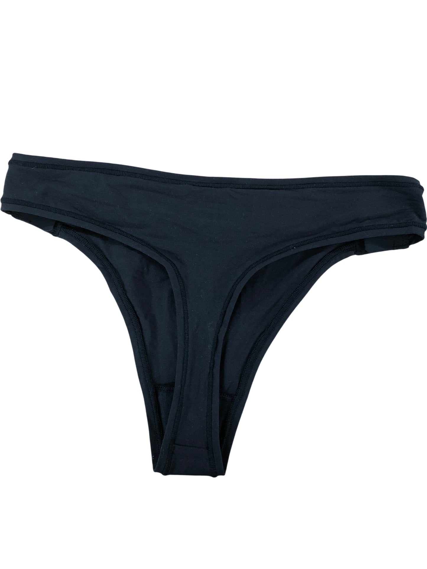 SKIMS Onyx Thong Size S Women's Stretchy Comfortable Thong Underwear