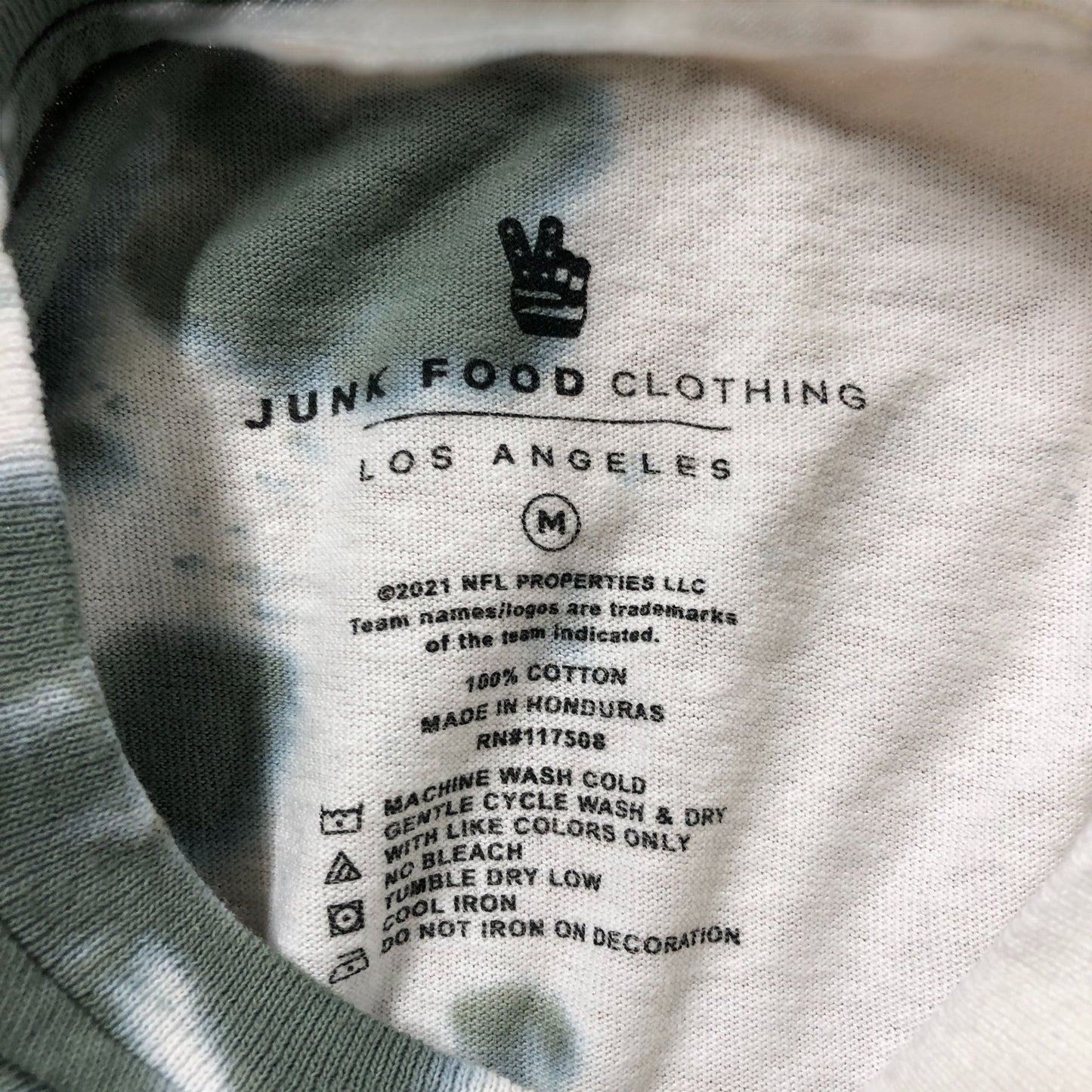 Junk Food Clothing NFL New York Jets Tie Dye Long Sleeve Flea Market Tee M