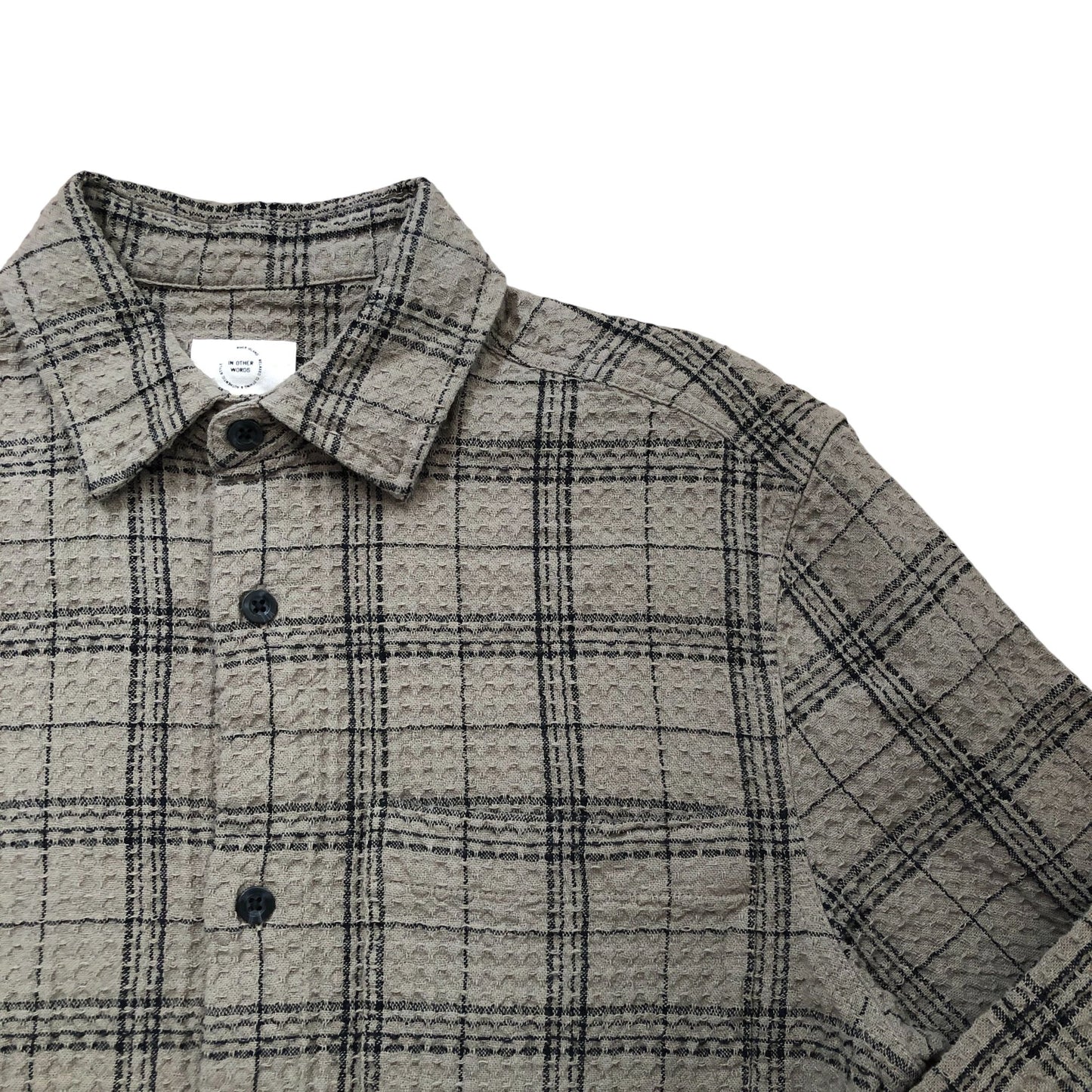 River Island Checked Casual Shirt UK S Men's Long Sleeve Cotton Top