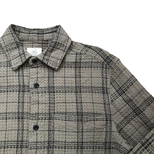 River Island Checked Casual Shirt UK S Men's Long Sleeve Cotton Top