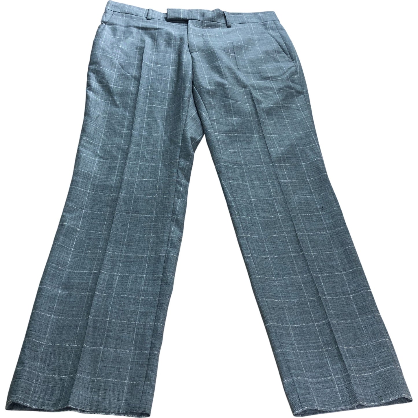 Grey Checked Trousers - Size 34R