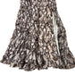 Snake Print Maxi Dress Women's Long Sleeve Boho Style UK6