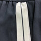 Branded Black Side Stripe Wide Trousers - Size 16L