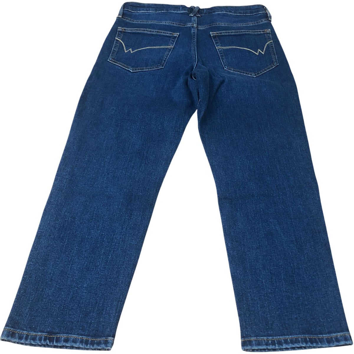 Denim Jeans UK10R Women's Slim Fit Blue Cotton Stretch Mid Rise