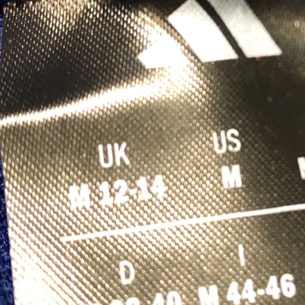 Adidas Climalite Track Trousers UK M Women's Navy Blue Athletic Sportswear