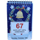Christmas Countdown 100 Day Calendar Festive Advent Joyful Décor Gift