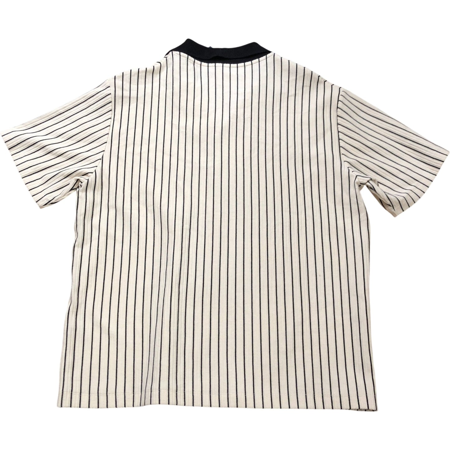 River Island Stripe Short Sleeve Shirt Size Men's Casual Summer Style M