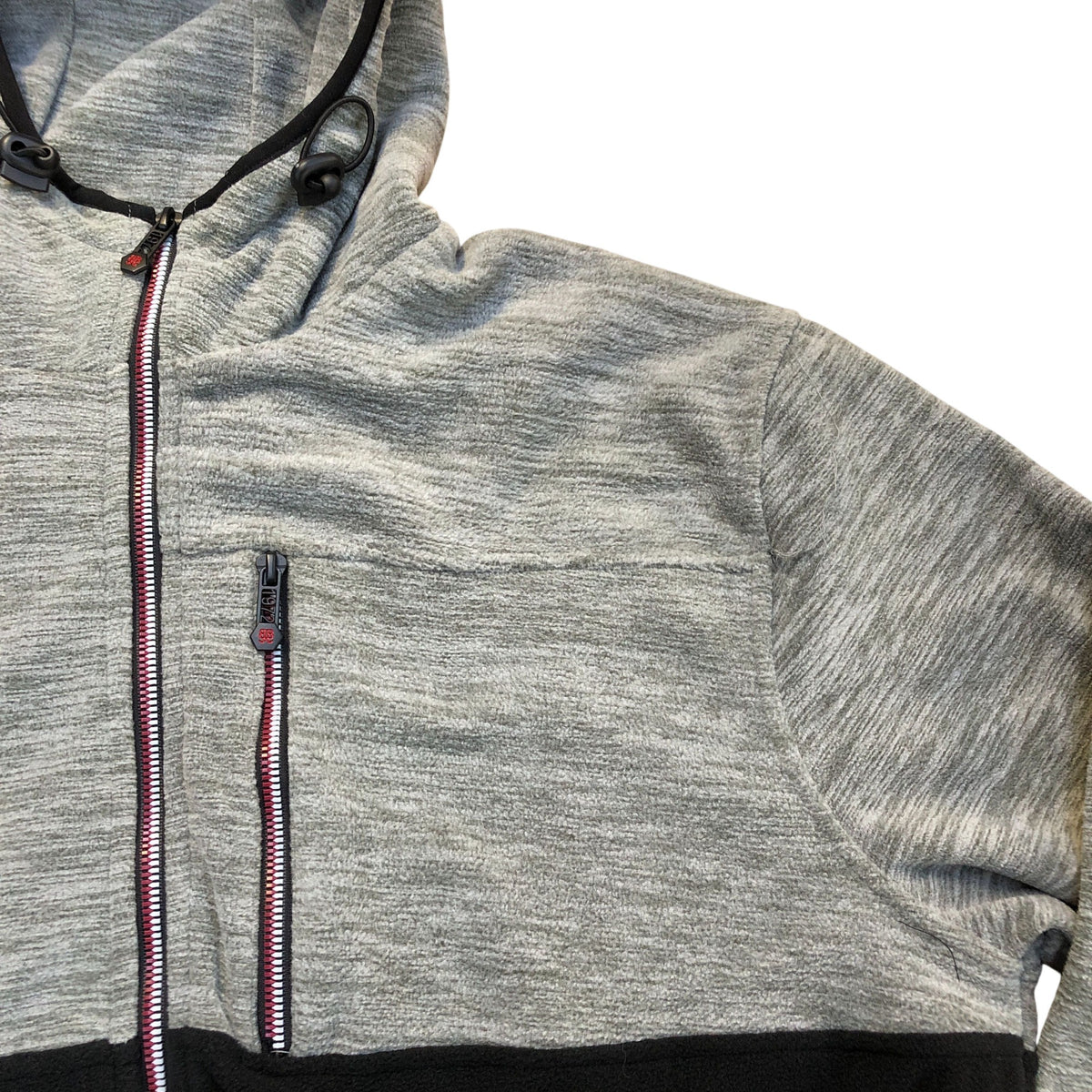 Brave Soul Activewear Grey & Black Jacket Size XL