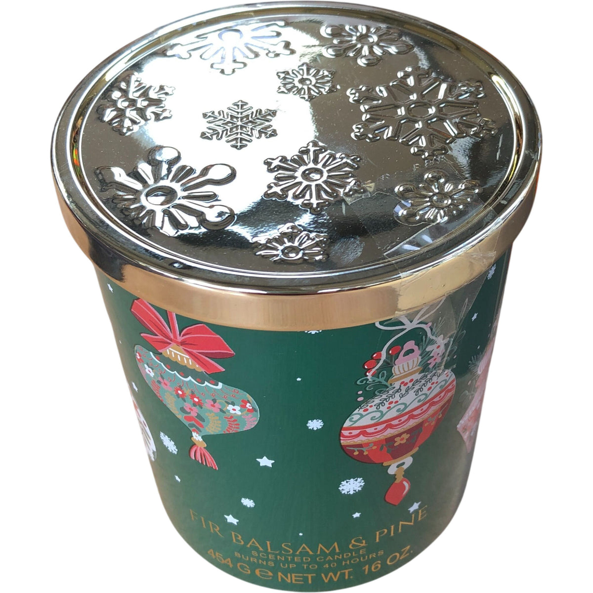 Fir Balsam And Pine Scented Candle 16 Oz Burns Up To 40 Hours