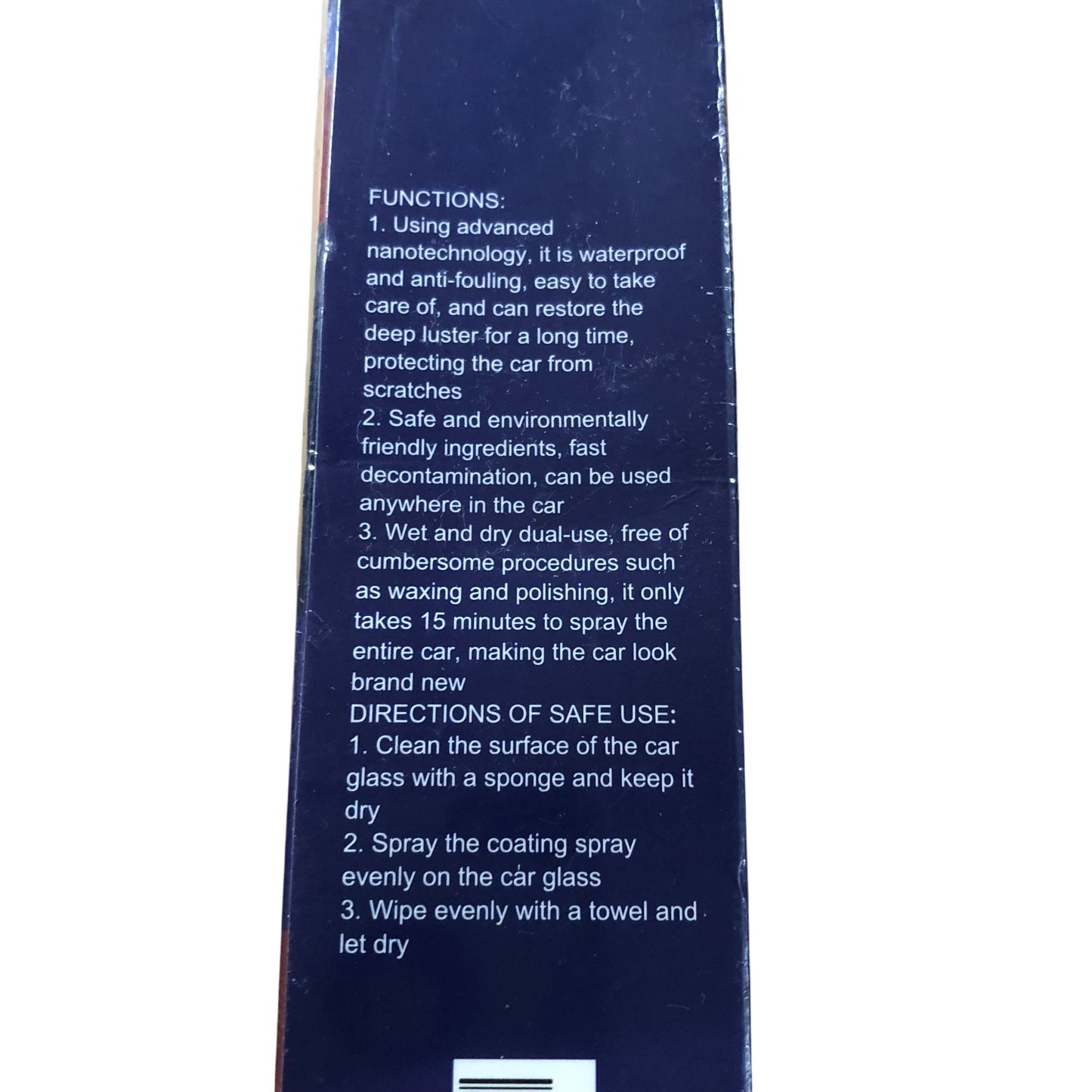 Rayhong 120ML Spray Coating Agent Waterproof Antifouling Car Care Cleaner