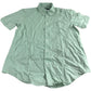 Ben Sherman Grass Green Oxford Shirt Medium Cotton Short Sleeve Men