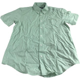 Ben Sherman Grass Green Oxford Shirt Medium Cotton Short Sleeve Men