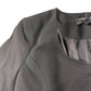 River Island Peplum Blazer Women's Black Button Detail Long Sleeve Size 8