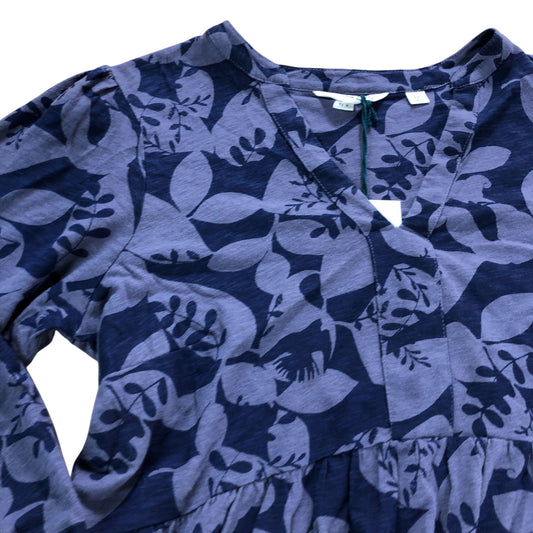 Marlie Jersey Tunic Women's Navy Floral Long Sleeve Dress