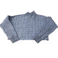 Chunky Knit Jumper Size S Women's High Neck Long Sleeve Sweater
