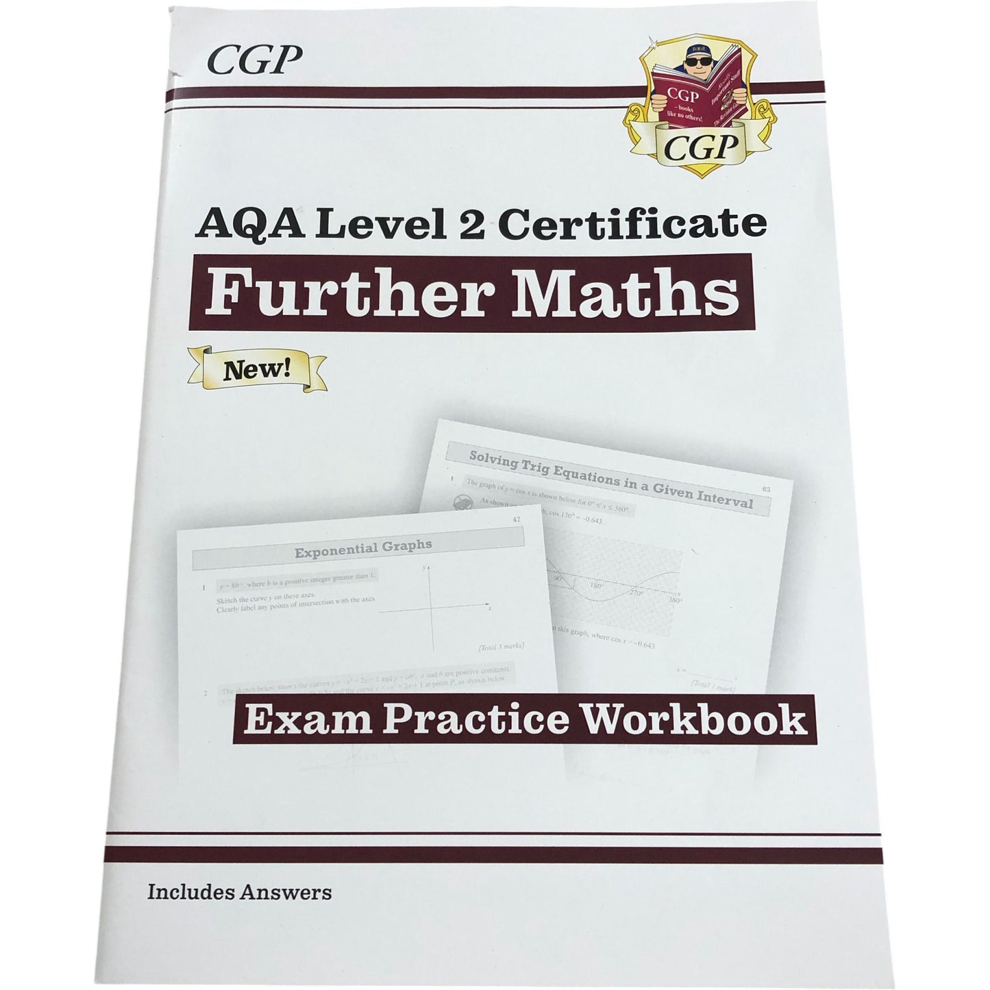 CGP AQA Level 2 Certificate Further Maths Exam Practice Workbook