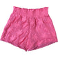 River Island Girls 12-18 Months Pink Palm Tree Design Shorts Elasticated Waist