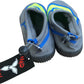 Mad Wax Aqua Shoes Unisex Grey Yellow Quick Dry Beach Wear Size 7