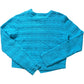 River Island Cardigan 11-12 Years Girls’ Button Up Knitted Bright Blue