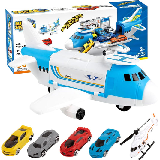 Air Transport Storage Aircraft Super Storage Playset 3 Years Plus