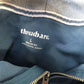 Threadbare Polo Shirt Regular Fit Blue Zip Neck Size L
