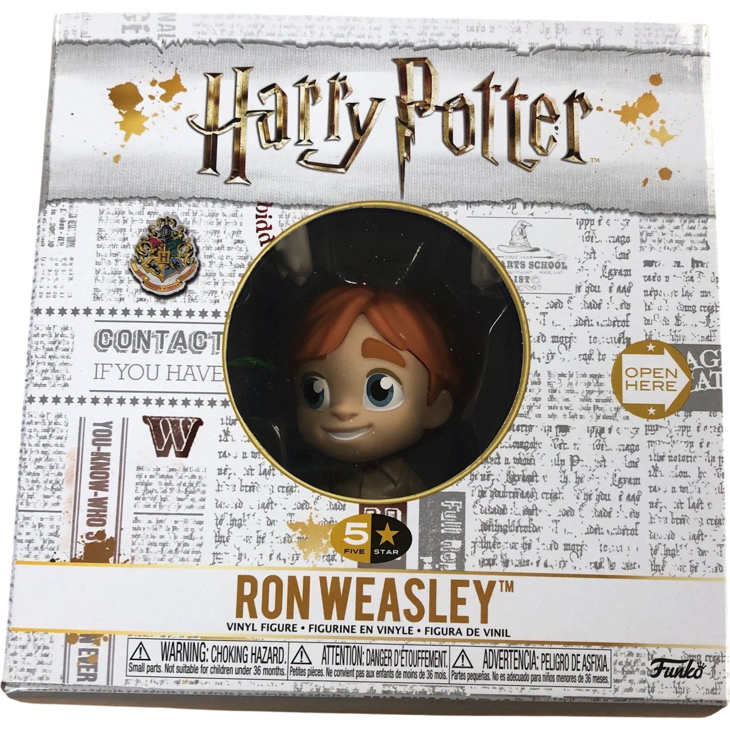 Harry Potter Ron Weasley Herbology Vinyl Figure Collectable Funko 5 Star Toy