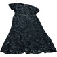 Lipsy London Premium Sequin Dress UK18 Women's Black Evening Party Dress