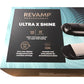 REVAMP Ultra X Shine Ceramic Straightener 125mm & 38mm Wider Plates ION