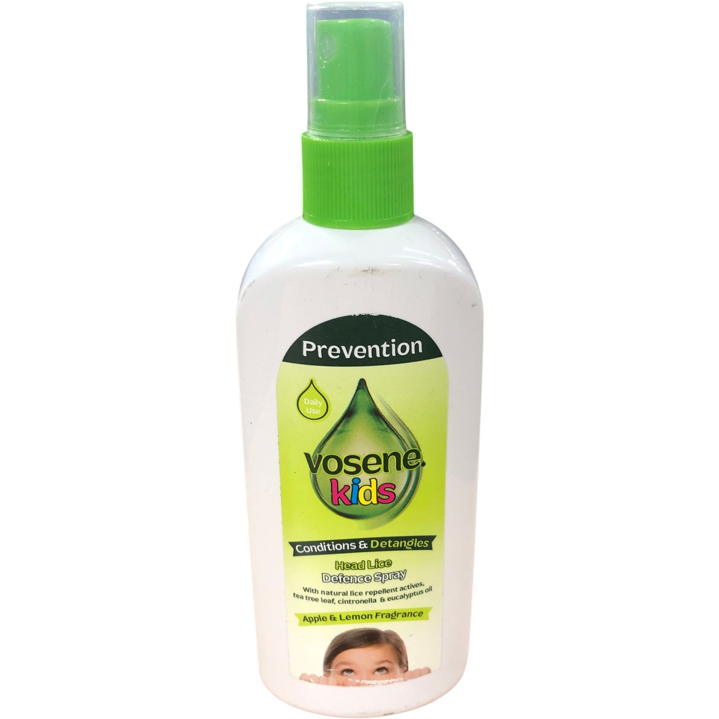 VOSENE Kids Head Lice Defence Spray 150ml Apple Lemon Fragrance Condition