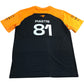 McLaren Formula 1 Team Race Shirt Men's Orange Black Sportswear Small