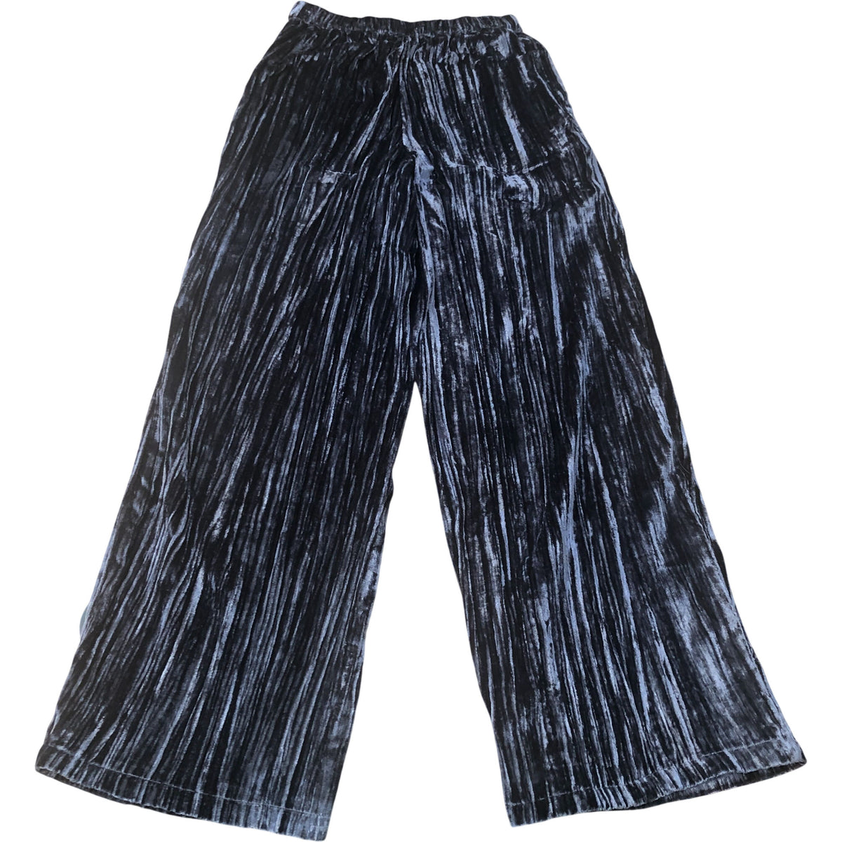 River Island Wide Leg Crushed Velvet Grey Trousers