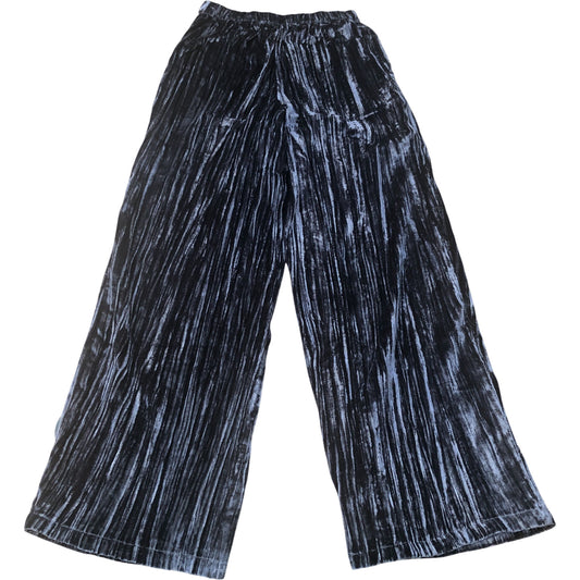 River Island Wide Leg Crushed Velvet Grey Trousers