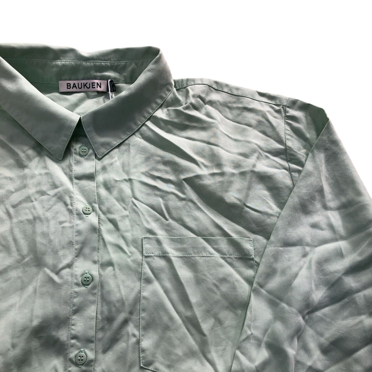 Baukjen Martyna Relaxed Shirt Pistachio Size 18