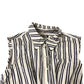 Women's Striped Sleeveless Shirt Dress Size 12