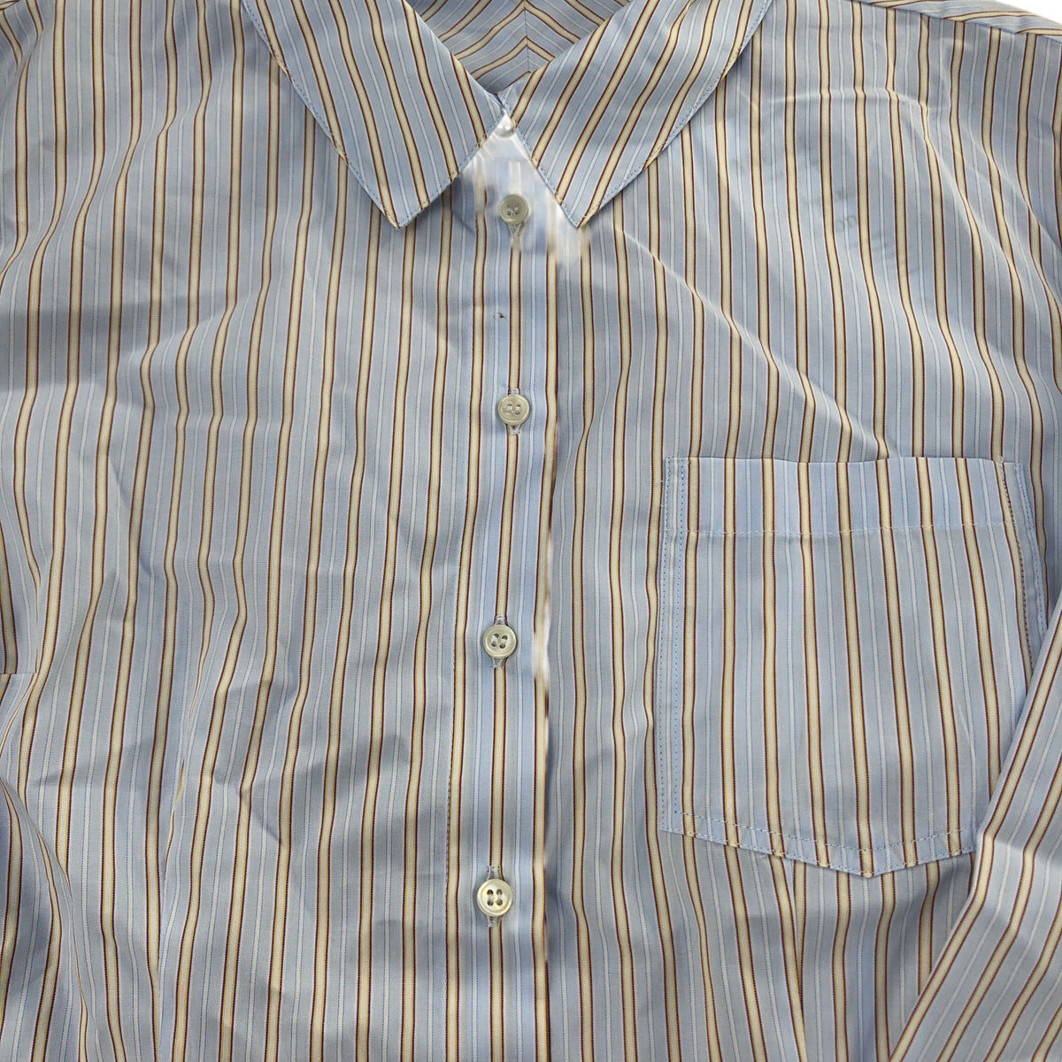 Baukjen Striped Shirt Women's Organic Cotton Size UK12 Classic Button Up