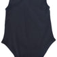 River Island Women's Black Ribbed Bodysuit 7-8 Years  Sleeveless Knot Detail