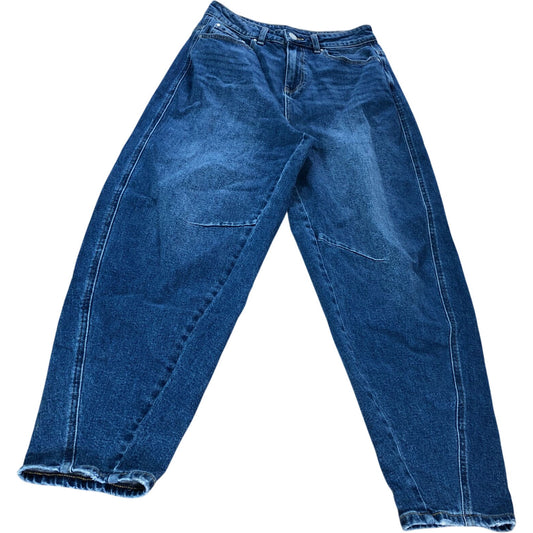Jeans Size 8R Women's Dark Blue Barrel Leg
