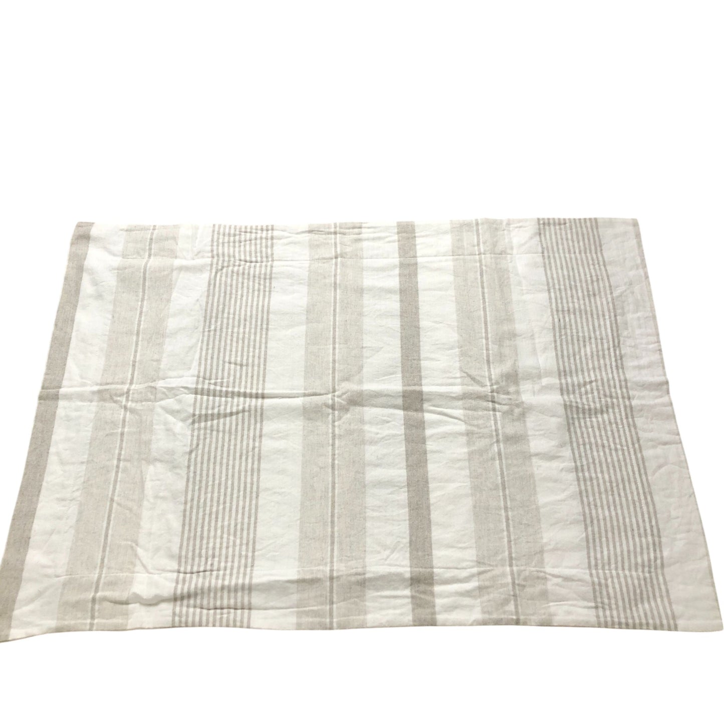 The White Company Pillow Case Standard 50x75 CM Cotton Cream Striped 2Pack